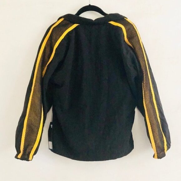 LF Jacket S NWT Windbreaker Pullover Mesh Sleeve Black Yellow Australia Brand - Picture 12 of 14